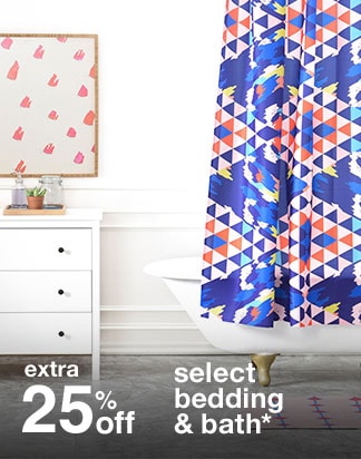 Extra 25% off Select Bedding & Bath*