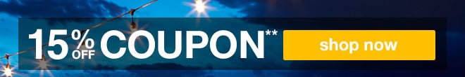 15% off coupon** - Shop Now