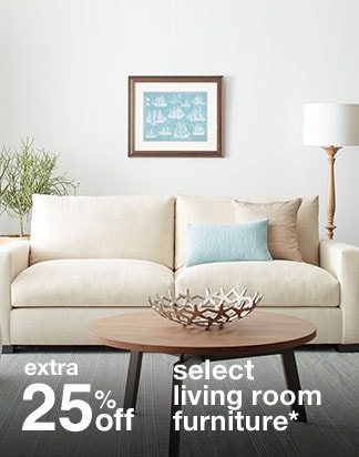 Extra 25% off Select Living Room Furniture*