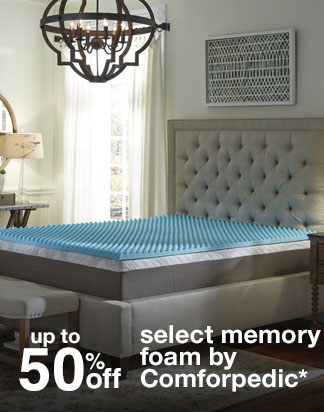 Up to 50% off Select Memory Foam by ComforPedic From Beautyrest*