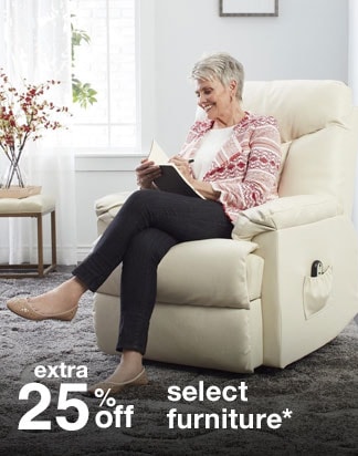 Extra 25% off Select Furniture*