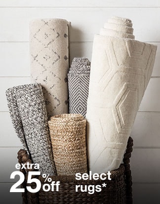Extra 25% off Select Rugs*