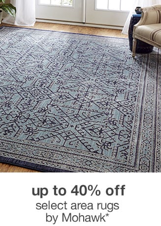 Up to 40% off Select Area Rugs by Mohawk*