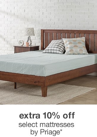 Extra 10% off Select Mattresses by Priage*