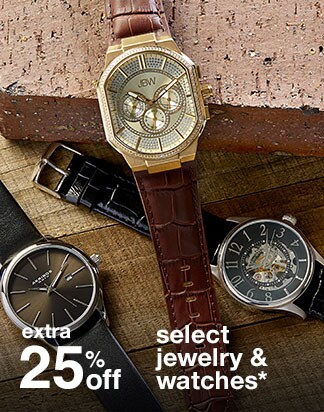 extra 25% off select jewelry & watches*