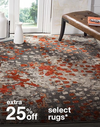 Extra 25% off Select Rugs*