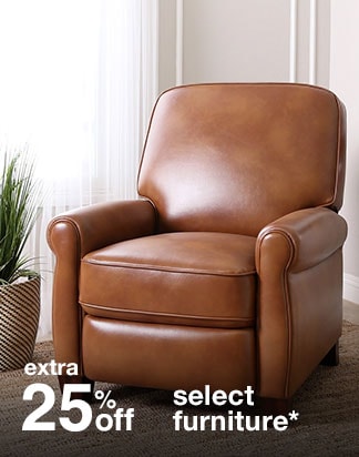 extra 25% off select furniture*