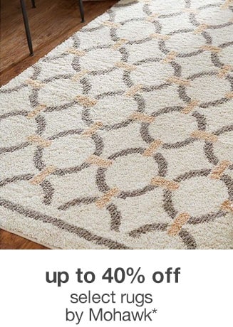 Up to 40% off Select Area Rugs by Mohawk*