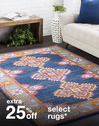 Extra 25% off Select Rugs*