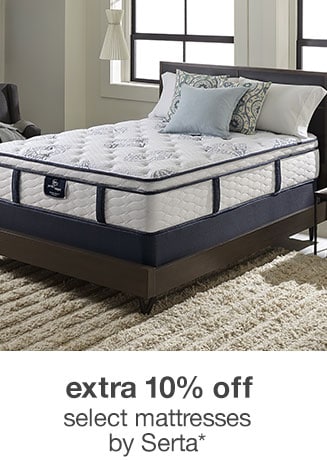 Save on Select Mattresses by Serta