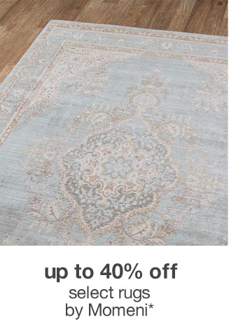 Up to 40% off Select Area Rugs by Momeni*