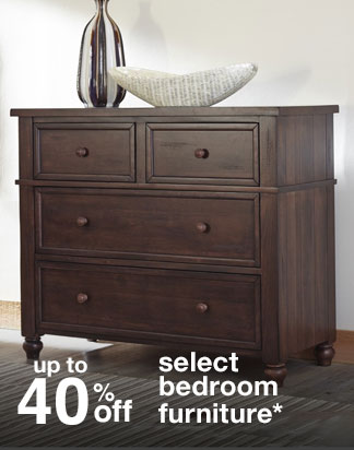 up to 40% off bedroom furniture*
