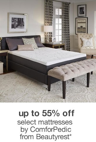 Up to 55% off Select Mattresses by ComforPedic from Beautyrest*
