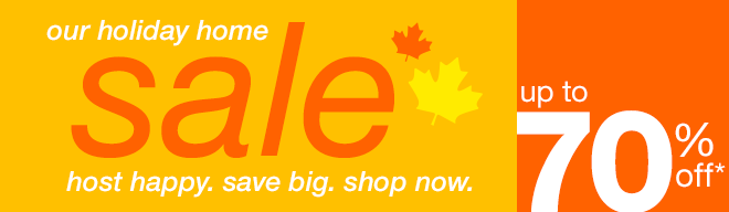 our holiday home sale - host happy. save big. shop now. - up to 70% off*