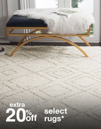 Extra 20% off Select Rugs*