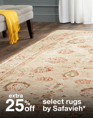 Extra 25% off Select Area Rugs by Safavieh*