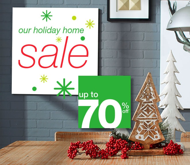 our holiday home sale