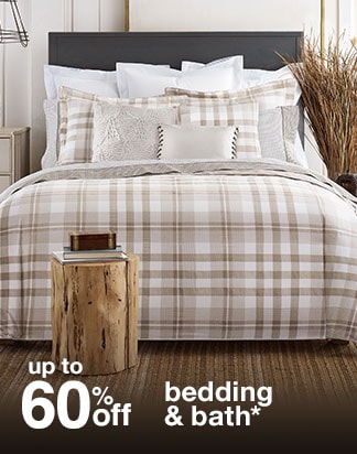 Up to 60% off Bedding And Bath*