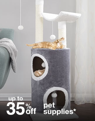 up to 35% off pet supplies*