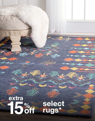 Extra 15% off Select Rugs*
