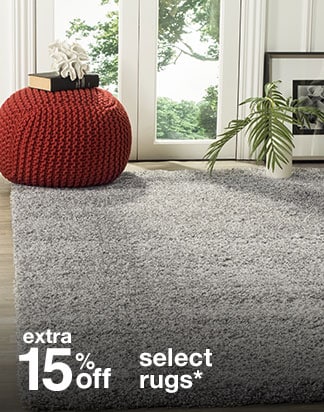 Extra 15% off Select Rugs*