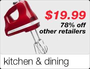 $19.99 - 78% off other retailers - kitchen & dining