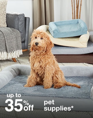 up to 35% off pet supplies*