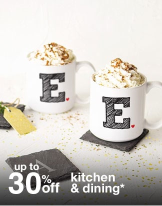 up to 30% off kitchen & dining*