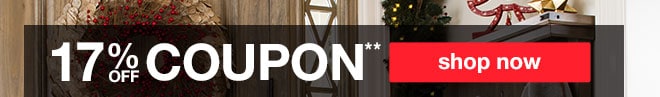 17% off Coupon** - shop now