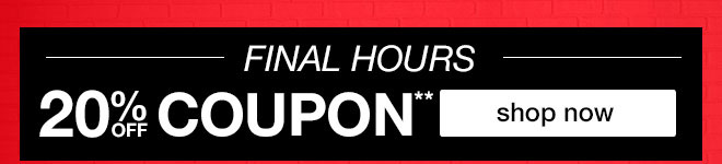 20% off Coupon**
