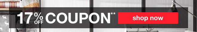 17% off coupon** - shop now