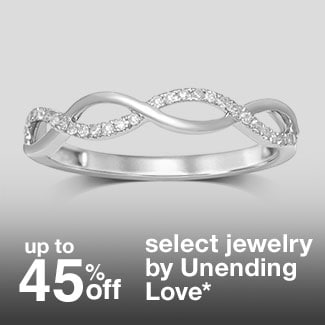 up to 45% off select jewelry by Unending Love*