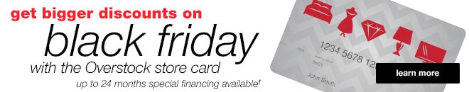 Get bigger discoutns on black friday with overstock store card