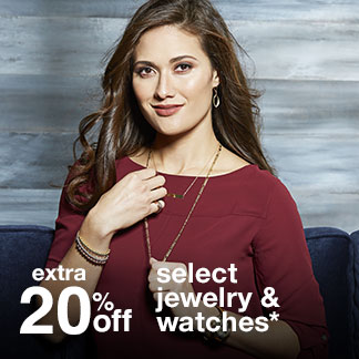 extra 20% off select jewelry & watches*
