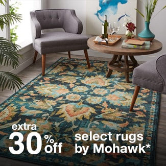 Extra 30% off Select Rugs by Mohawk*