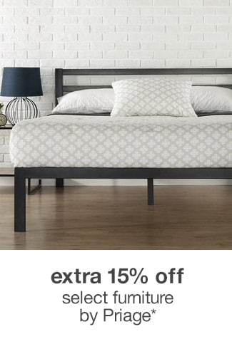 Extra 15% off Select furniture by Priage*