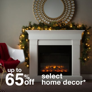 up to 65% off select home decor*