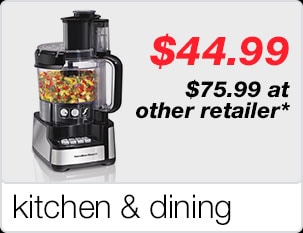 $44.99 - $75.99 at other retailer* - kitchen & dining