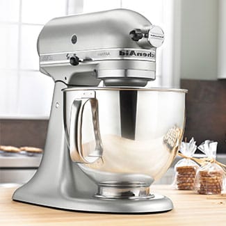 save on select mixers by KitchenAid