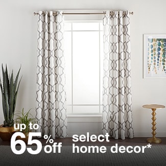 Up to 65% off Select Home Decor*