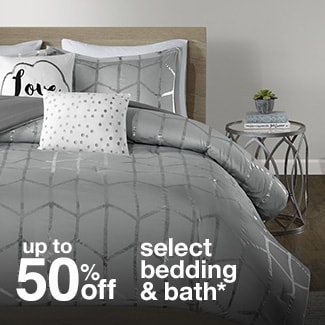 Up to 50% off Select Bedding & Bath*