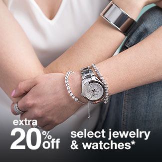 Extra 20% off Select Jewelry and Wathces*