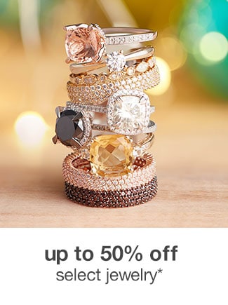 up to 50% off select jewelry*