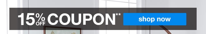 15% off Coupon** - shop now