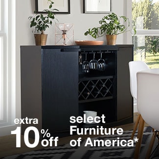 extra 10% off select furniture by Furniture of America*