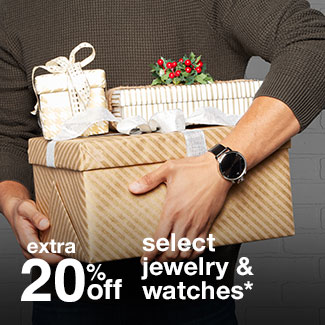 extra 20% off select jewelry & watches*