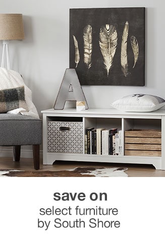 save on select furniture by South Shore