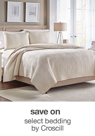 save on select bedding by Croscill