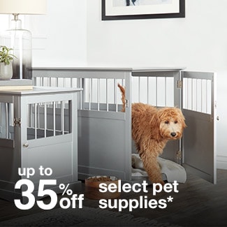 up to 35% off select pet supplies*