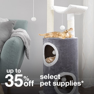 up to 35% off select pet supplies*